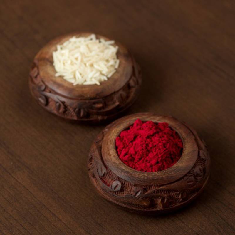 Lord Shiva's Blessed Shankar Bhagwan Trishul Rakhi   Shiv Ling Rakhi For Brother Rakshabandhan special With Roli Chawal