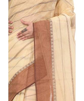 Pure Cotton Bengali Boysko Tant Saree Without Blouse Piece 5