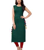 Women's Rayon Plain Readymade Kurti