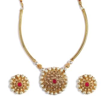 Necklace  Blue Colour Set Haar  Gold Plated Indian Jewelry With Earrings  Bollywood Beaded For women & Girls 1