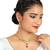 Elegant Kalamkari Style Ad Pink Stones Studded Necklace  Set Bollywood style For Women & Girls