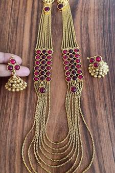 Red agate necklaces
