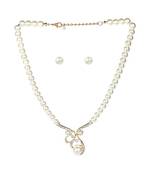 Real Pearls Natural White Pearl Necklace  Traditional Jewellery With Matching Earrings for Women and Girls