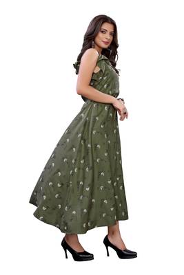 Green printed cotton ethnic-kurtis 4