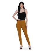 women Footed Length Legging with elastic in D.MUSTERD