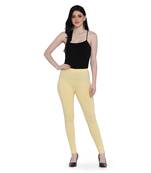 women Footed Length Legging with elastic in MANGO