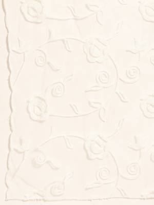 Saadgi Women White Net Aari Embroidery Dupatta 3
