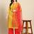 Saadgi Women Red Net Aari Embroidery Dupatta