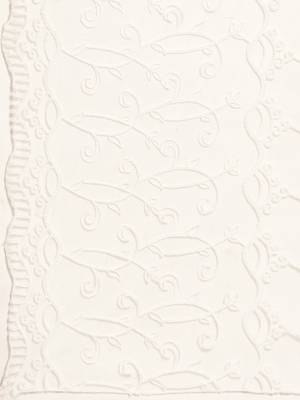 Saadgi Women White Net Aari Embroidery Dupatta 3