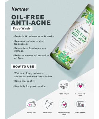 Oil- Free Anti-Acne Face Wash 3