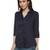 Navy-blue plain cotton party-tops