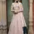 Dusty Pink fancy sequins embroidered with glistening embellished Georgette semi stitched lehenga 