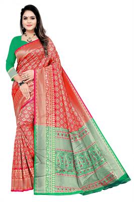 Banarasi Art Silk Saree Mina 1