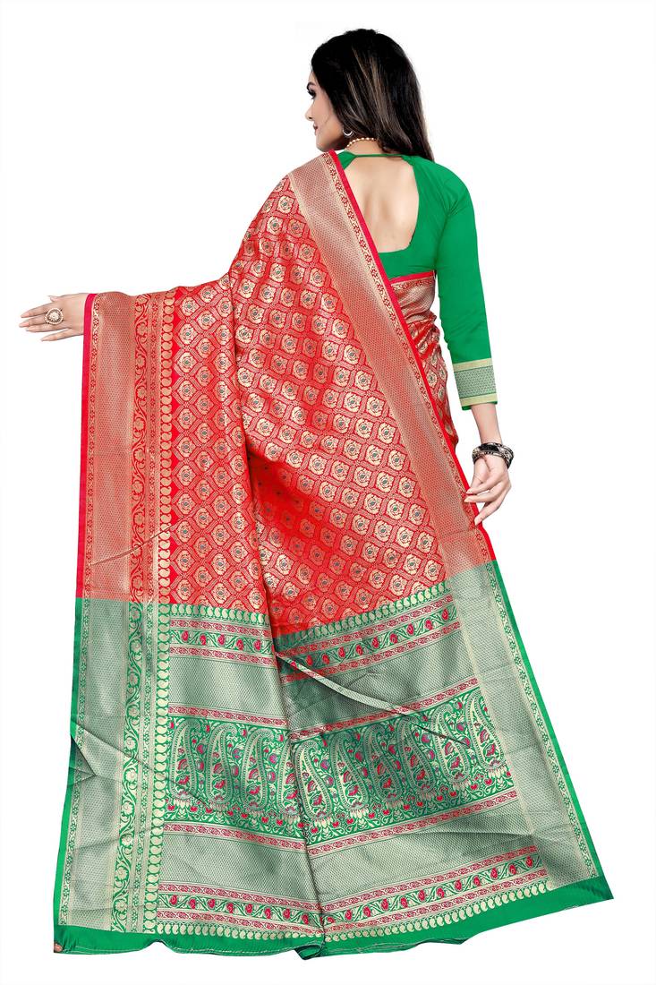 Banarasi Art Silk Saree Mina