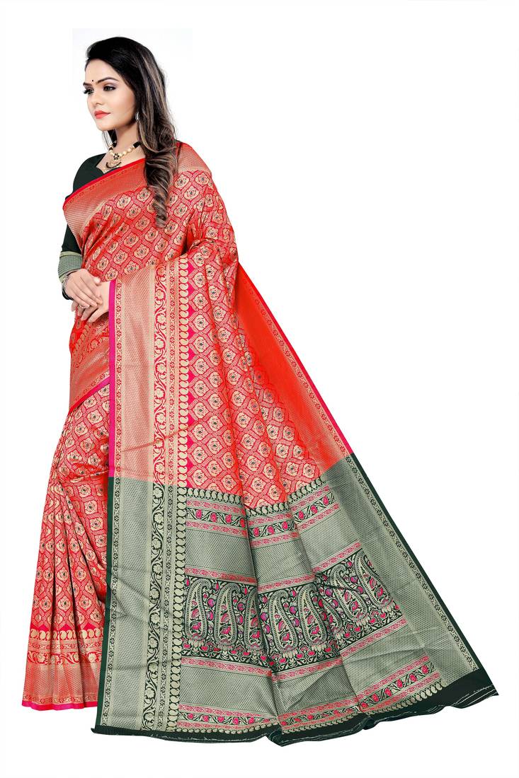 Banarasi Art Silk Saree Mina