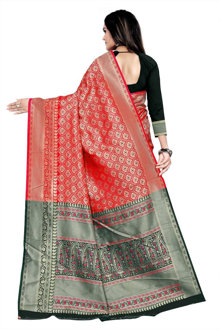 Banarasi Art Silk Saree Mina
