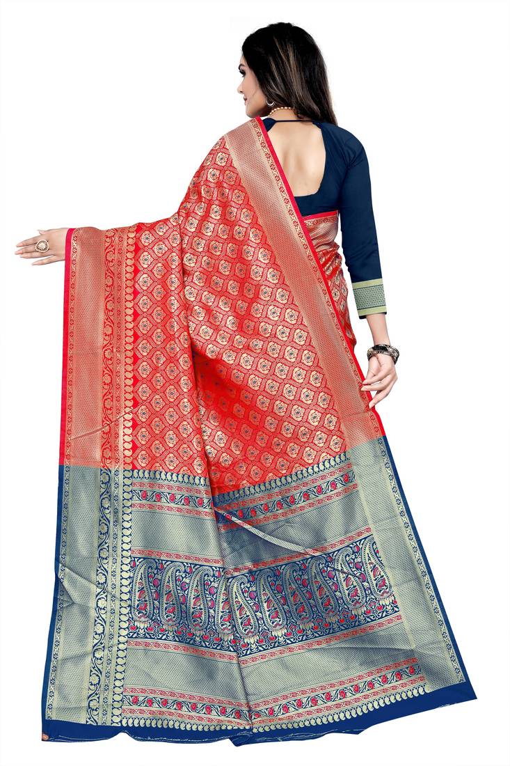 Banarasi Art Silk Saree Mina
