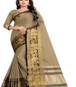 Chiku woven art silksaree with blouse
