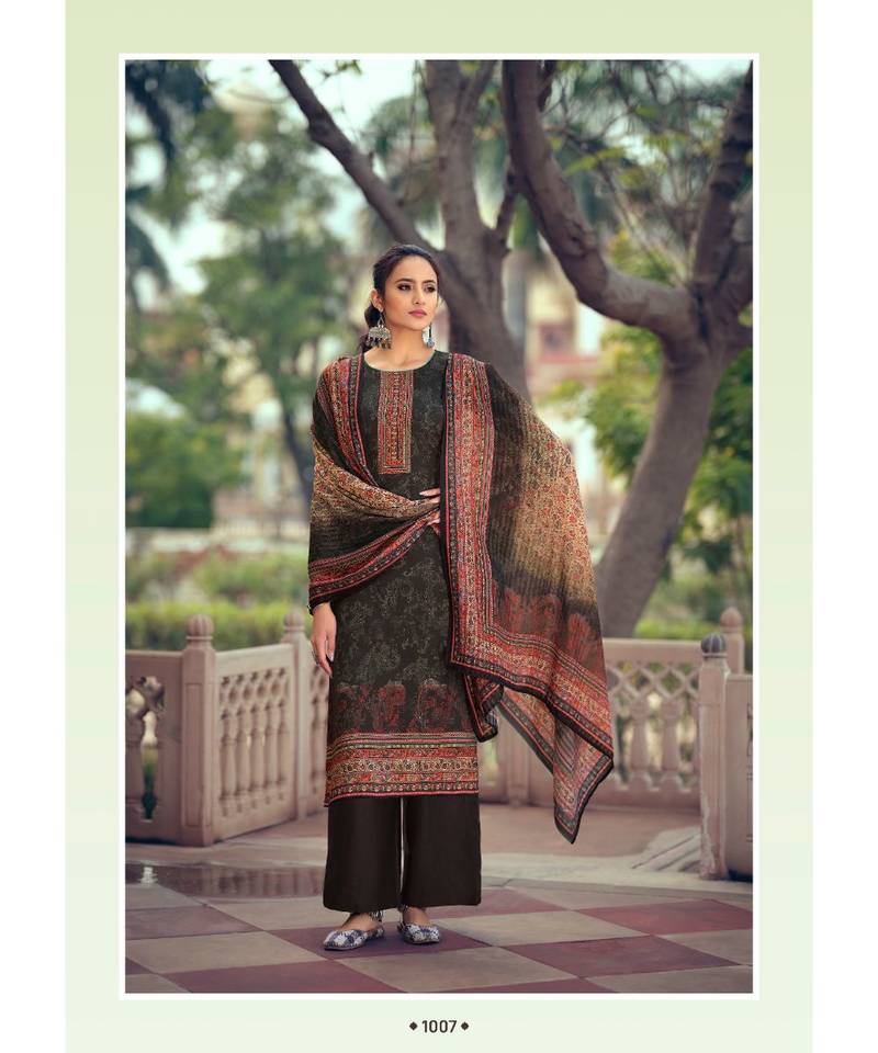 mehndi Digital Print cotton dress Materail - JERAJ FASHION - 3557225