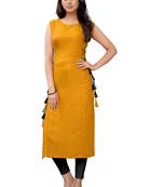 Women's Rayon Plain Readymade Kurti