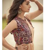 Angarika Multi Color  Rayon Bollywood Gown