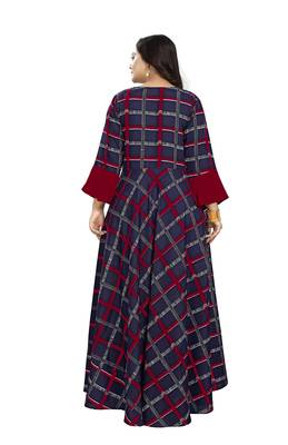 Women's Crepe hend Embroidery Work Readymade Kurti 2