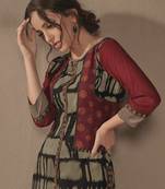 Angarika Kurti with Multi color and Printed