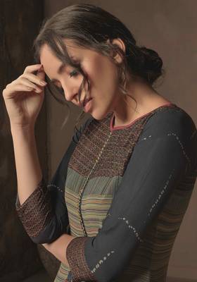 Angarika Kurti with Multi color and Printed 1