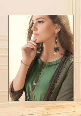 Angarika Kurti with Multi color and Printed 2