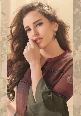 Angarika Kurti with Multi color and Printed 2