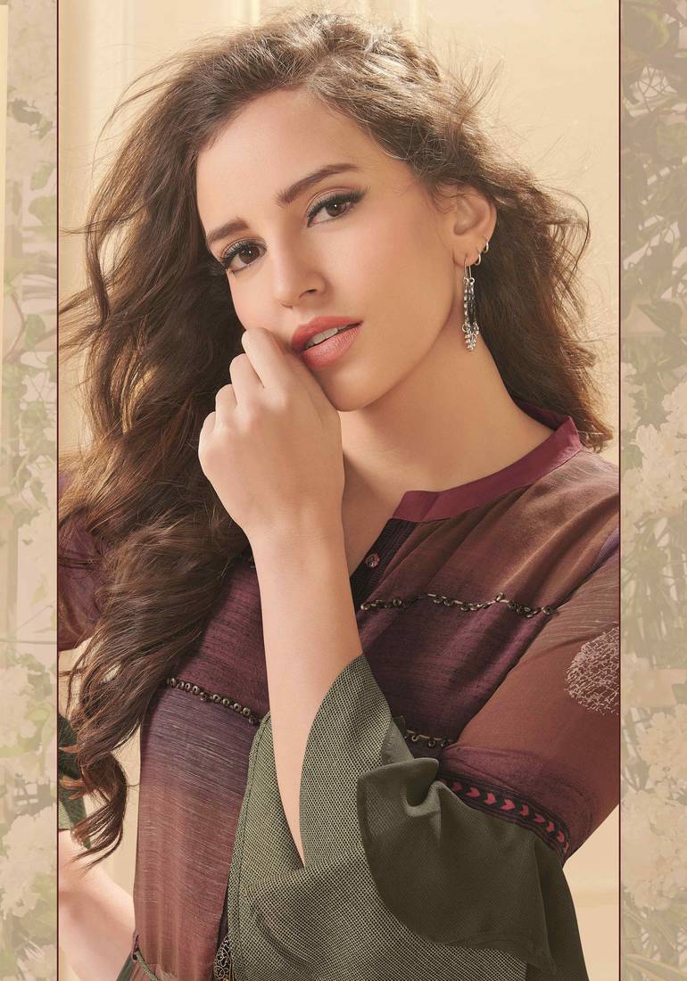 Angarika Kurti with Multi color and Printed