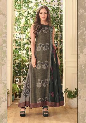 Angarika Kurti with Multi color and Printed 1
