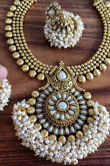 White agate necklaces