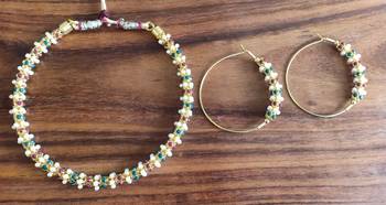 Multicolor agate necklaces 1