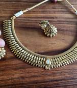 Gold agate necklaces