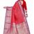 pink woven art silk saree with blouse