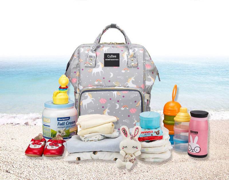 NFI essentials Baby Diaper Bag Backpack, Maternity Bag for Mother & Baby for Travel