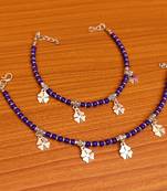 Blue anklets