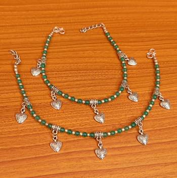 Turquoise anklets 1