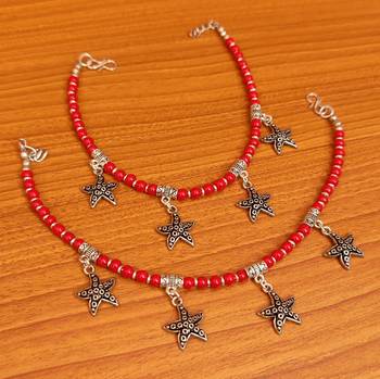 Red anklets 1