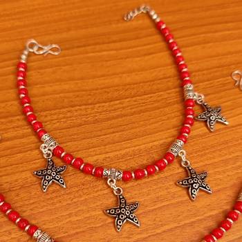 Red anklets 2