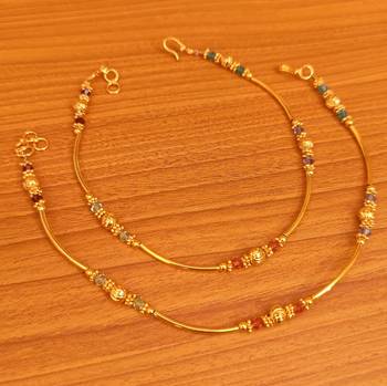 Multicolor anklets 1