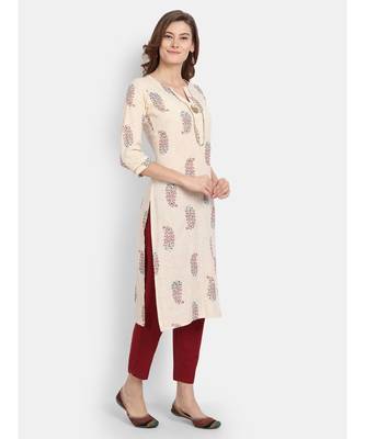 Women Printed Straight Kurta 2