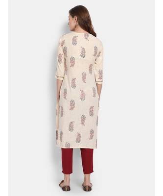 Women Printed Straight Kurta 4