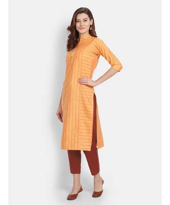 Women Striped Straight Kurta 2