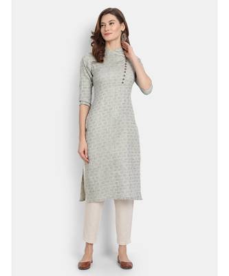 Woven Design Straight Kurta 1