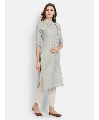 Woven Design Straight Kurta 3