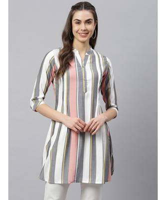 Stripe Straight Short Kurta 1