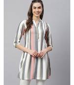 Stripe Straight Short Kurta