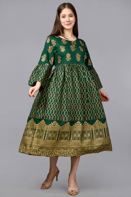 Aurish Designer Green Kurta  1